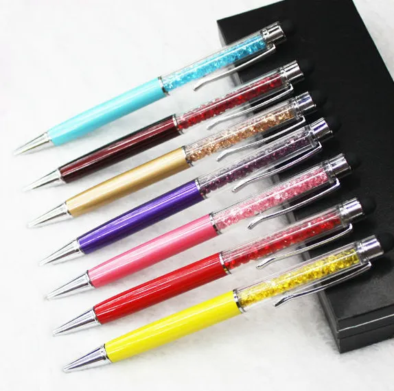 Smart Touch screen stylus pen with packaging Promotional Cheap Colorful Metal Pen Stylus