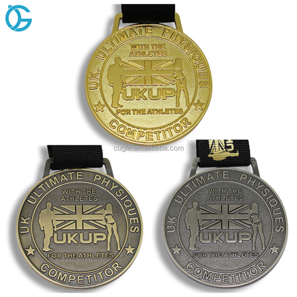 Factory Direct Sell Custom Metal Award Medal And Trophies For Sports Match