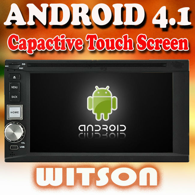 WITSON Android 4.1 OS автомобильный DVD плеер радио магнитофон для двойной Din автомобиля