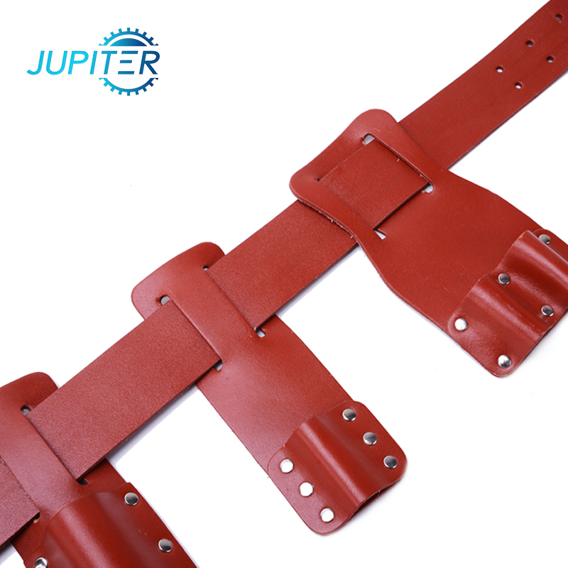 Пользовательские leathercraft строительные леса кожа инструмент ремень сумка для рабочего