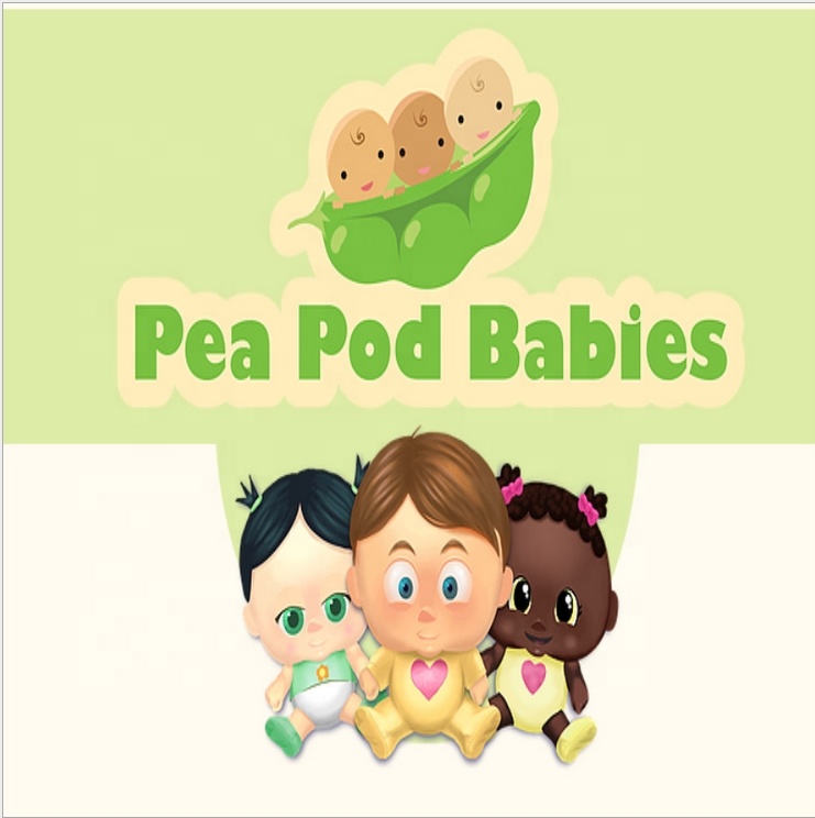Кукла-сюрприз pea pon baby Bean, Детская кукла-сюрприз, игрушка-фасоль, Детская кукла