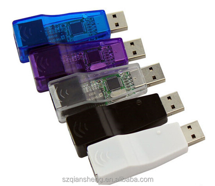 USB1.1 to RJ45 Ethernet 10/100 Mbps network Adapter lan card for PC laptop External Connector