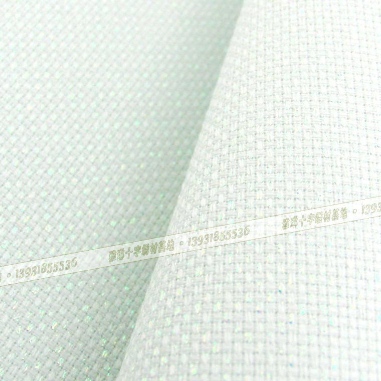 Hholesale HB-класс 14CT белая шелковая ткань вышивки крестом ткань