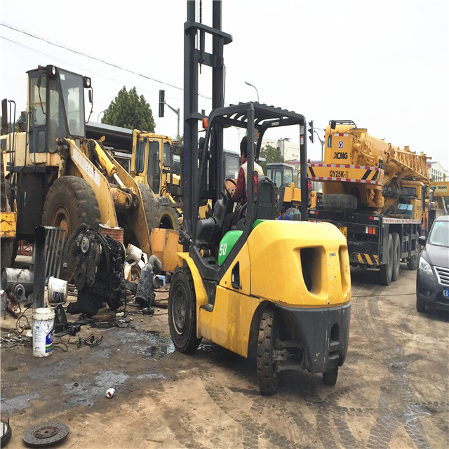 5 Тонн Подержанный вилочный погрузчик Komatsu FD50 с хорошим состоянием на продажу, Komatsu 5 t вилочный погрузчик