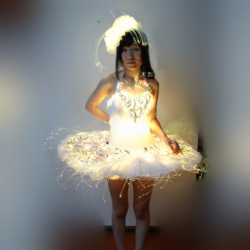 LED Remote control Ballet Tutu Dress,professional ballet dress with LEDs