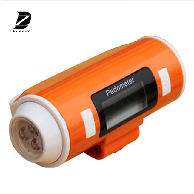 Flashlight and siren Pedometer