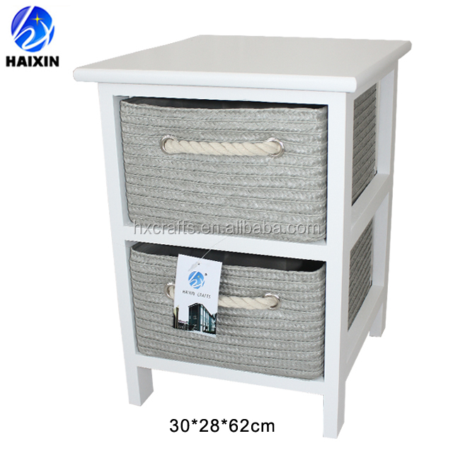 Небольшие фанерные детская мебель шкафа W 2 корзины