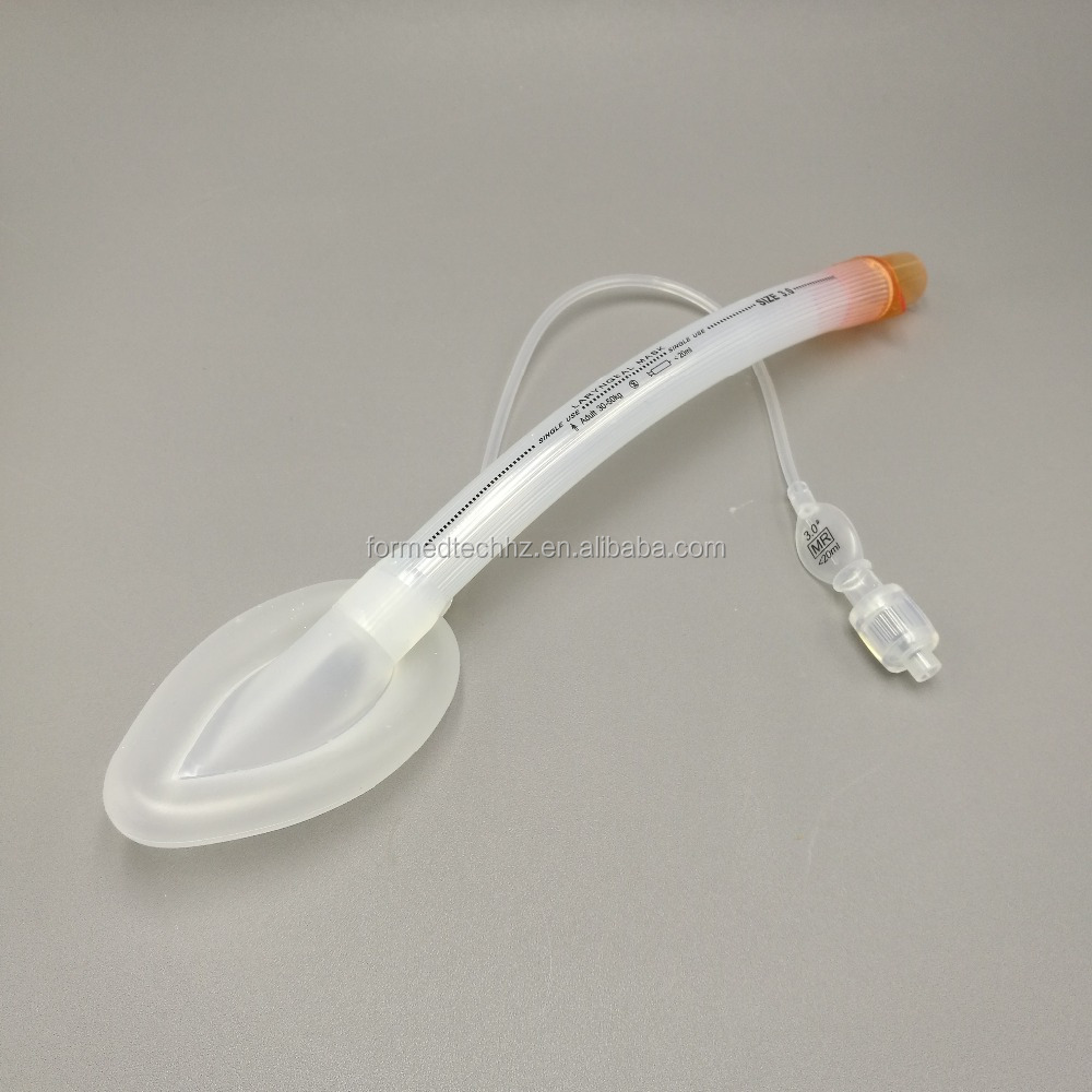 Одноразовая силиконовая ларингеальная маска с клапаном МРТ Размер airway 3,0 цветной разъем fda
