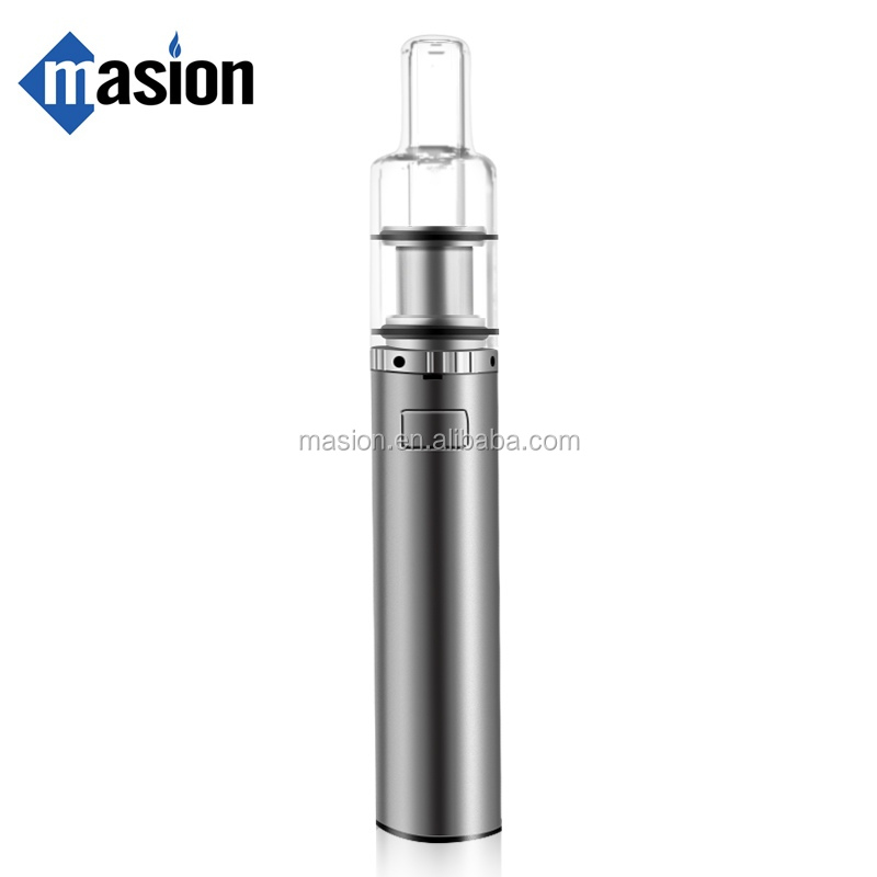 1500mah 20W стеклянный испаритель воска с керамической катушкой и двойными кварцевыми катушками