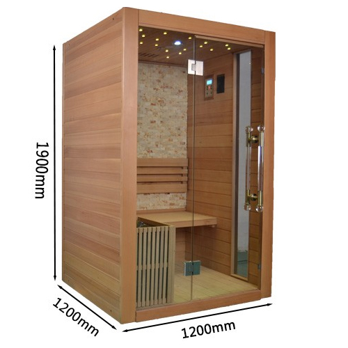 Традиционная финская Паровая сауна hemlock из красного кедра 6 кВт