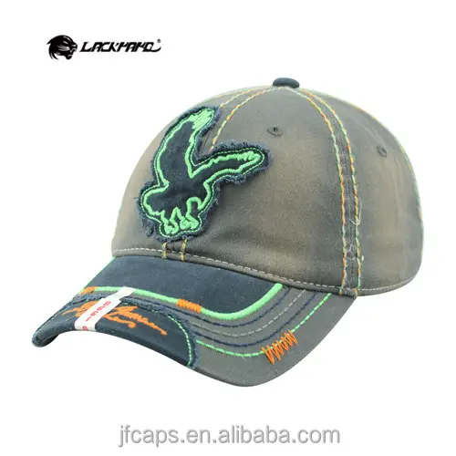 Applique Embroidery Eagle Cotton Fashion Style New 2014 Beautiful Baseball And Golf Hats And Caps Made In China