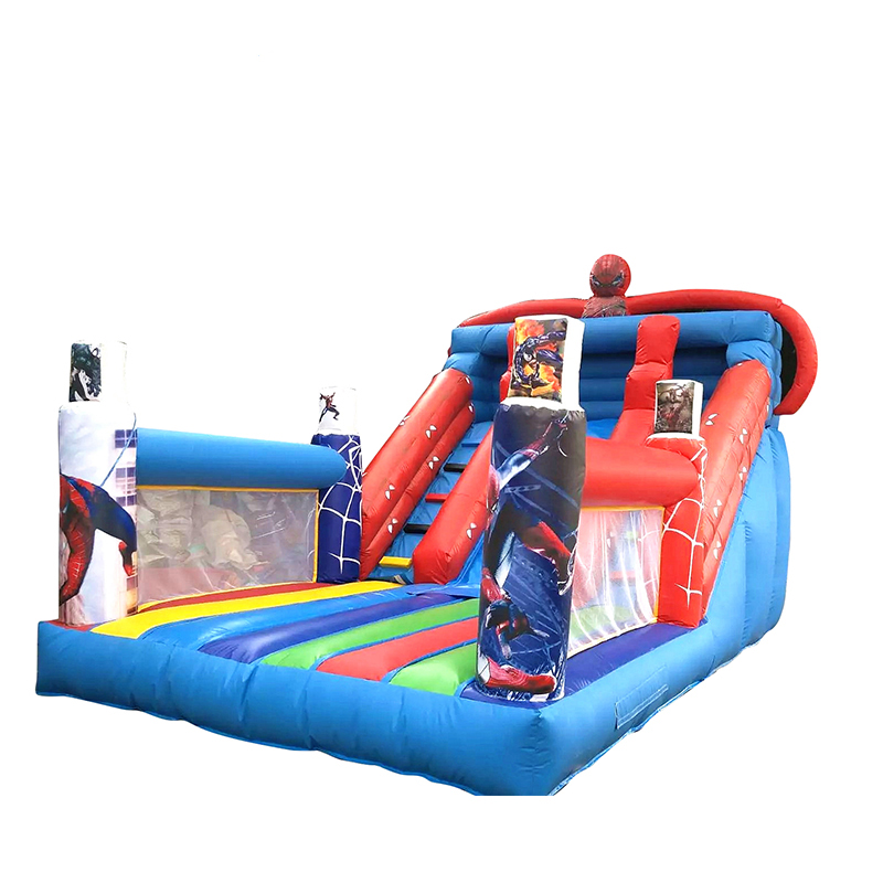 China inflatables high slide, inflatable outdoor slide games
