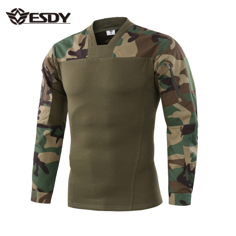Новинка, камуфляжная военная форма ESDY 4 цветов, уличная спортивная тактическая охотничья рубашка