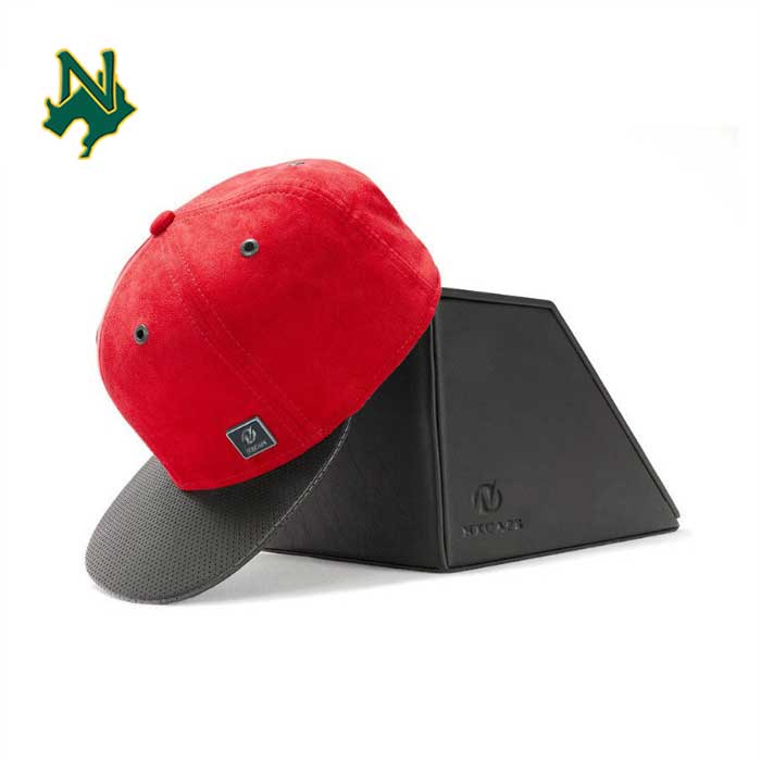 Подарочная Кепка Snapback на заказ, Кепка с вышитым логотипом на спине, Металлическая Пластина Snapback Hat Box Red
