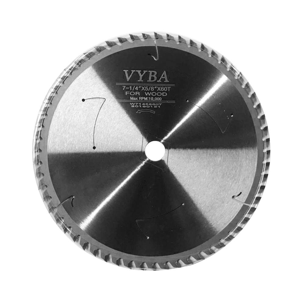 7-1/4 ''60 Зубы 5/8'' беседка TCT твердосплавным распиловки древесины пильный диск