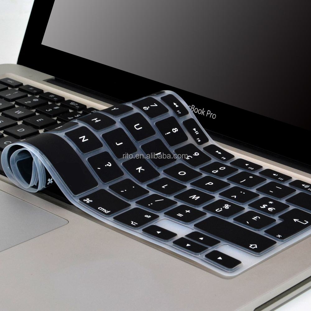 Французский Azerty силиконовый чехол для клавиатуры для Macbook Air Retina Pro 11 12 13 15 17, защита для клавиатуры, европейская версия