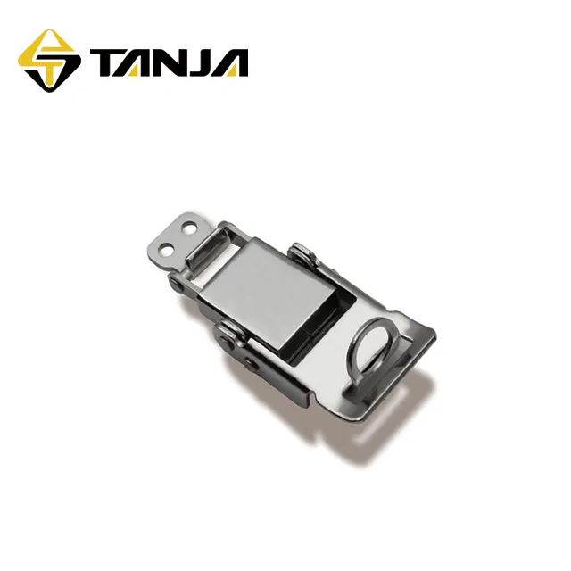 TANJA A32B Padlockable buckle hasp Stainless Steel padlock Motor latch type toggle clamp With lock hole