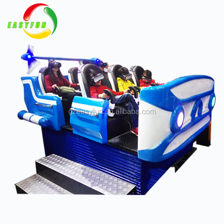360 degrees electric virtual reality vr 3d glasses 9d cinema simulator/6 seats 9d vr egg game machine for sale