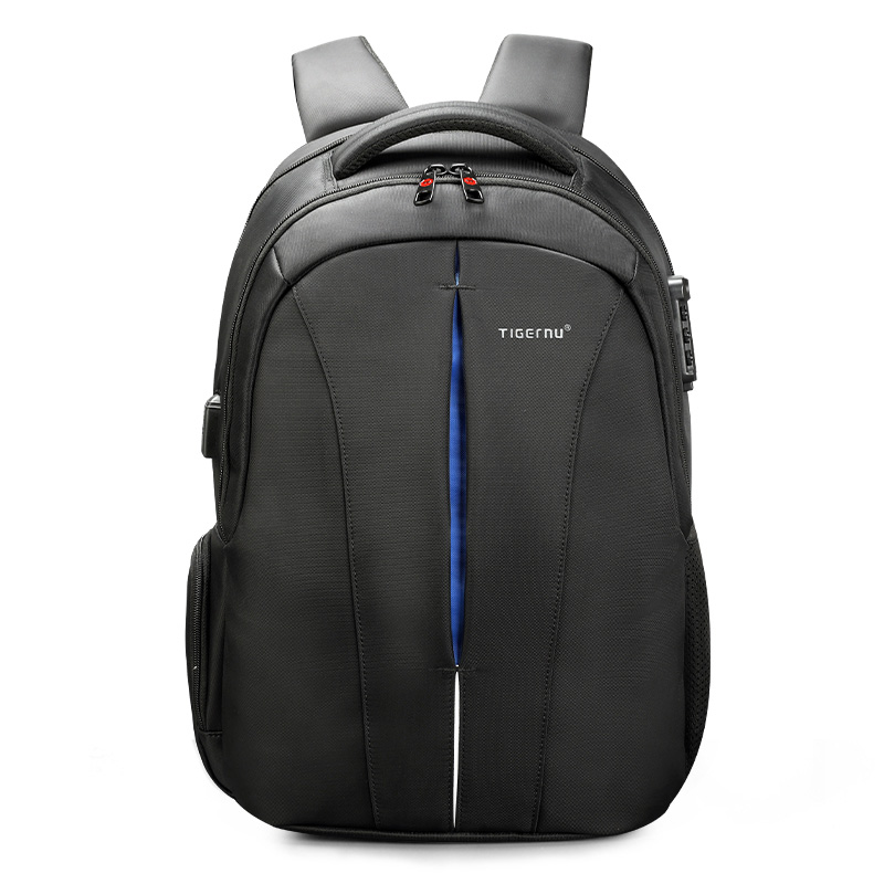 Водонепроницаемая мужская сумка Tigernu T-B3105A1New TSA с замком для ноутбука 5,6 дюйма, деловая мужская сумка для путешествий, отдыха на открытом воздухе, с usb-зарядкой, рюкзак