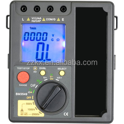 Цифровой мультиметр BM3549 Megger Hitester с цифровым многофункциональным электрическим прибором 2500 В 40 г Ом Автоматический диапазон