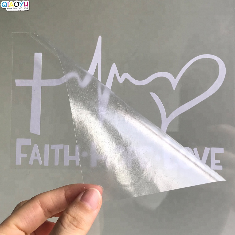 Лидер продаж, Виниловая наклейка на окно Faith Hope Love для украшения автомобиля