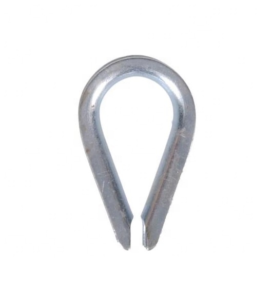 DIN6899B electric galvanized wire rope thimble/thimble for wire rope sling