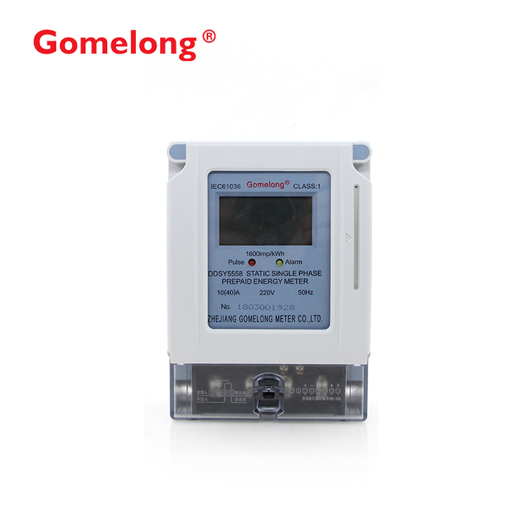 DDS5558 однофазный многотарифный предоплата счетчик электроэнергии с ic картой gomelong