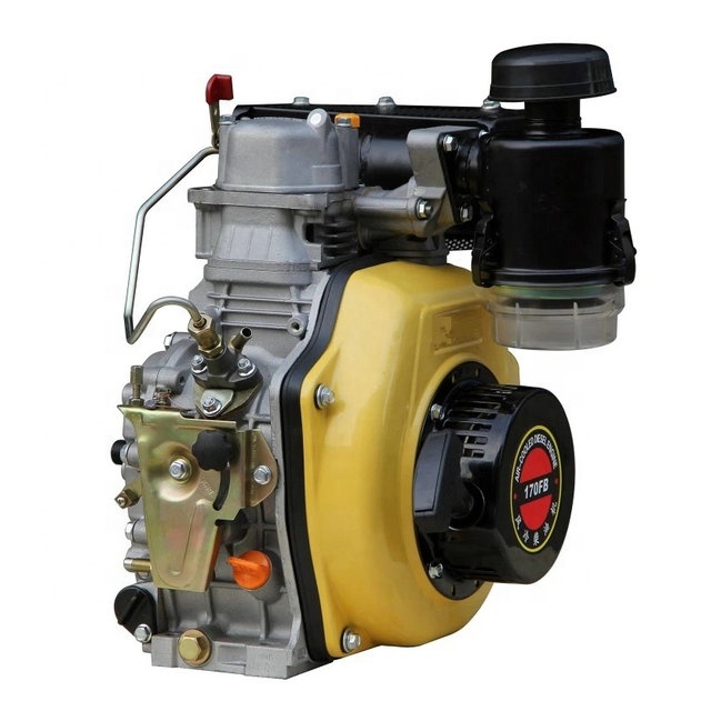6.5hp 4-тактный, 2-цилиндровый дизельный двигатель