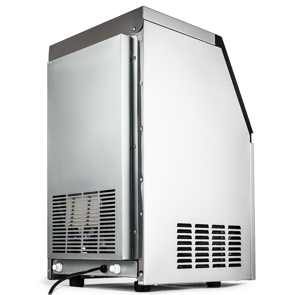 Новый коммерческий 60 кг 110 В автоочистка Ice Cube Maker Machine