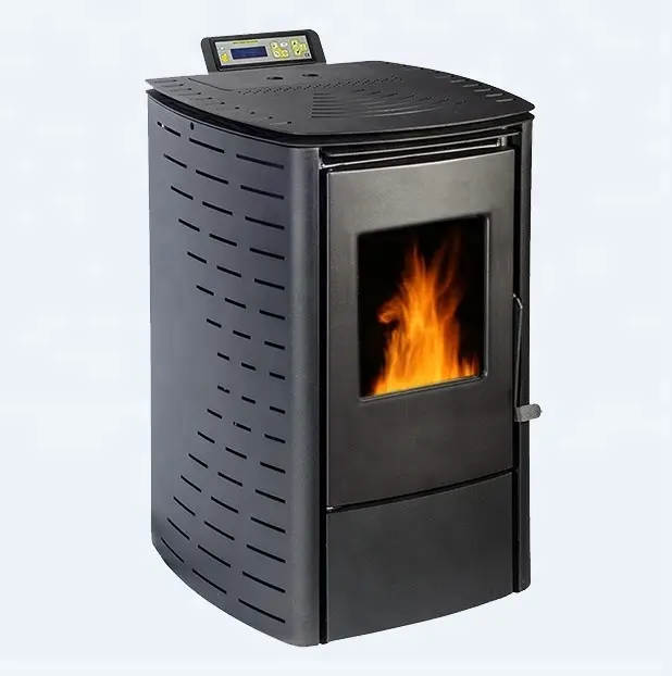 6 kw mini wood pellet stove in big sale