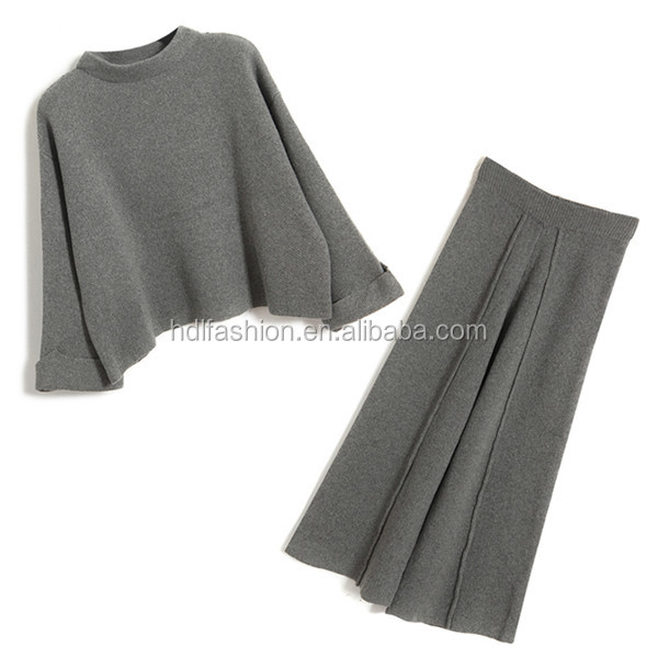 Alibaba supplier fashion skirt and top casual lady two-piece suit