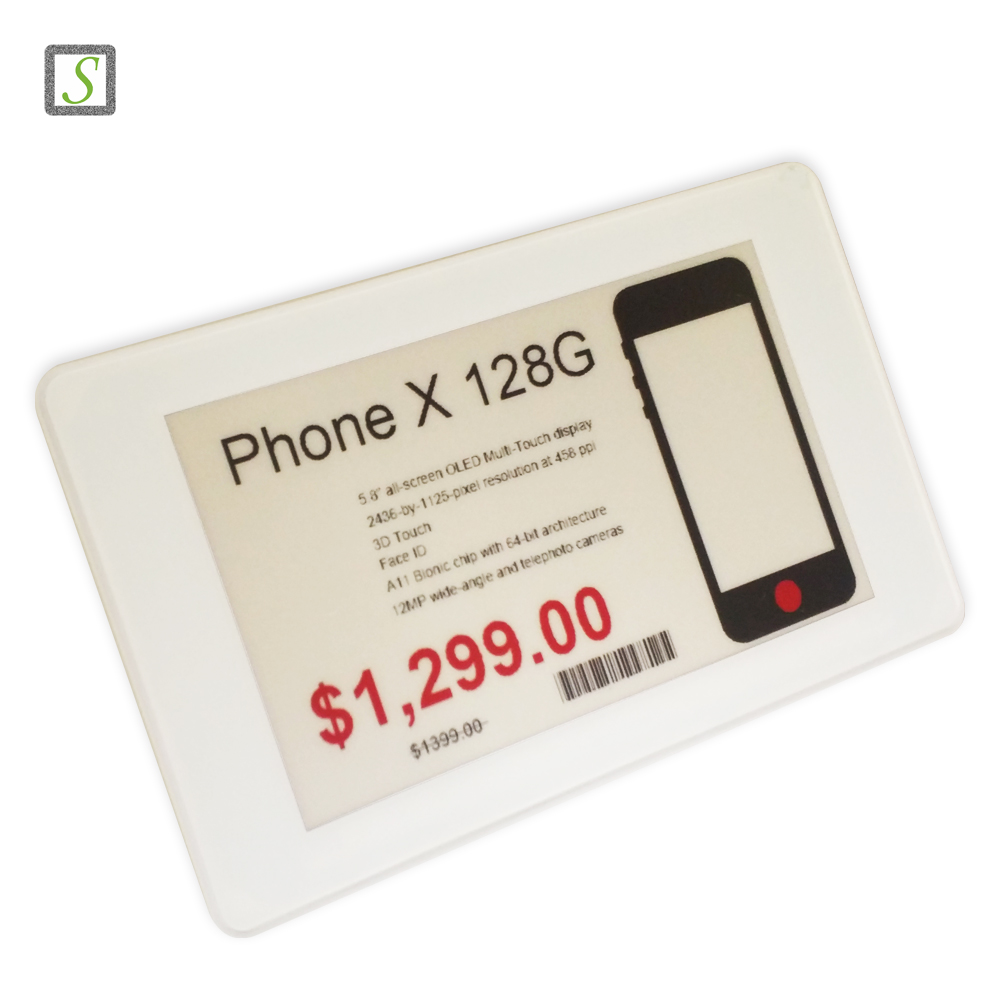 SUNY Supermarket ESL E-ink 3 Colors Epaper Digital Price Tag Electronic Shelf Label