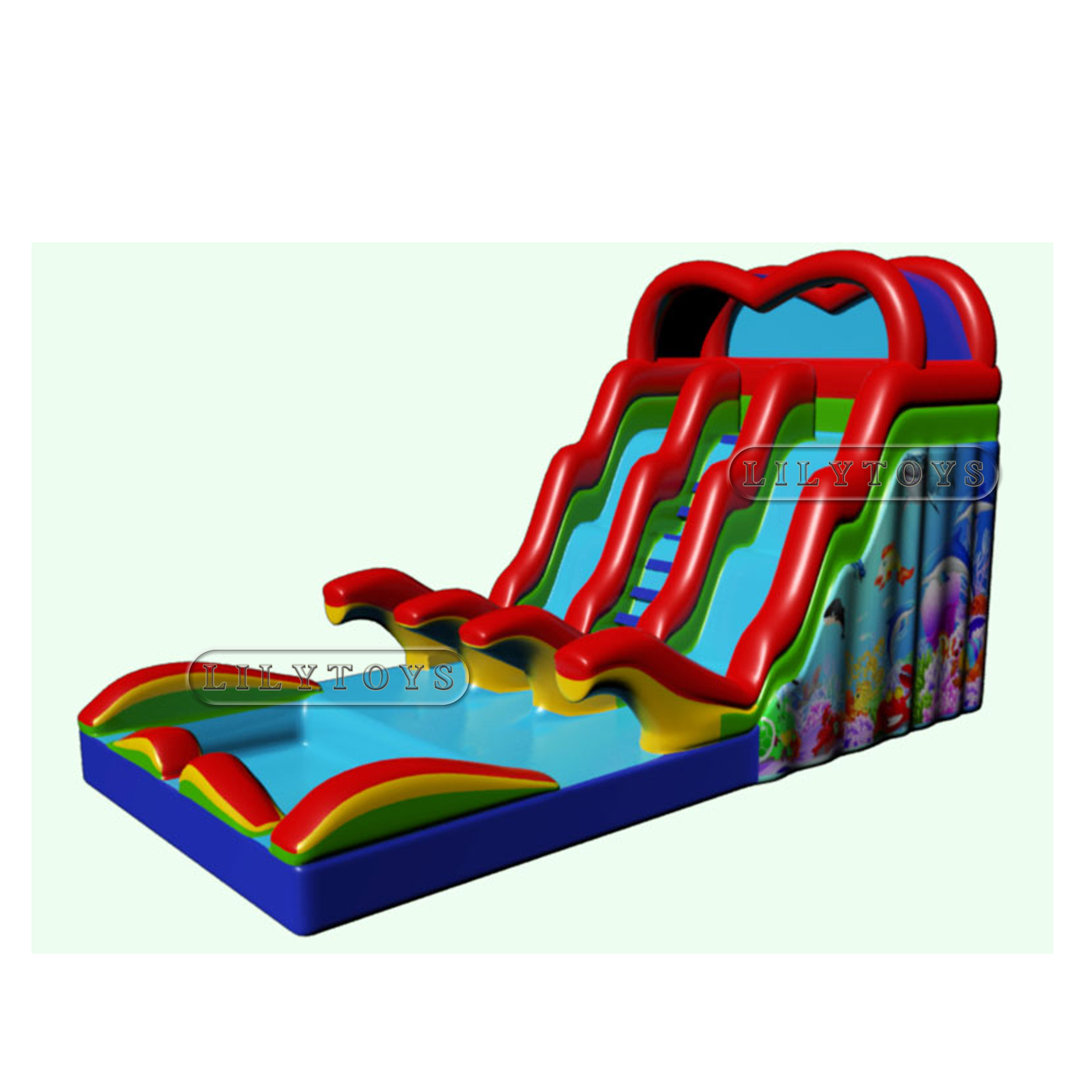 China giant inflatable water slide for adult, bounce house water slide,giant slide for sale
