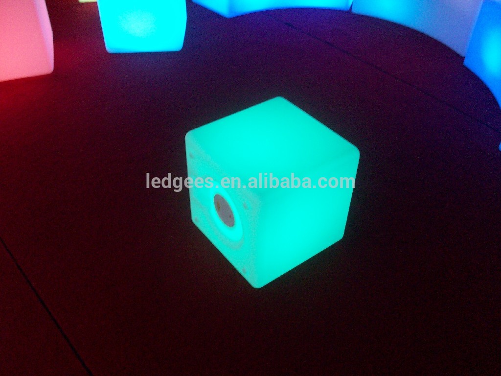 rechargeable hotel cube furniture/seating cube
