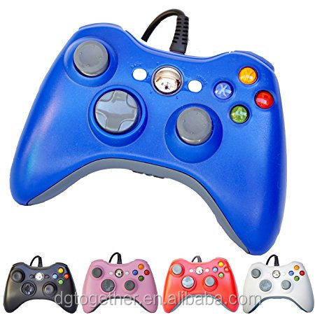 Проводной игровой контроллер USB для Xbox360, Win 7 (X86), Win (X86) -синий