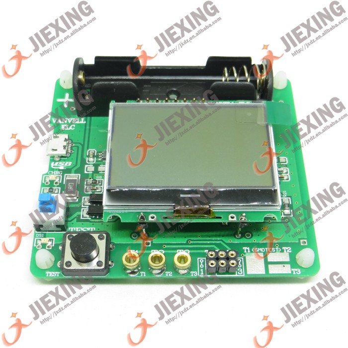 M328 ЖК-Транзистор тестер диодный конденсатор индуктор ESR LCR метр USB зарядка