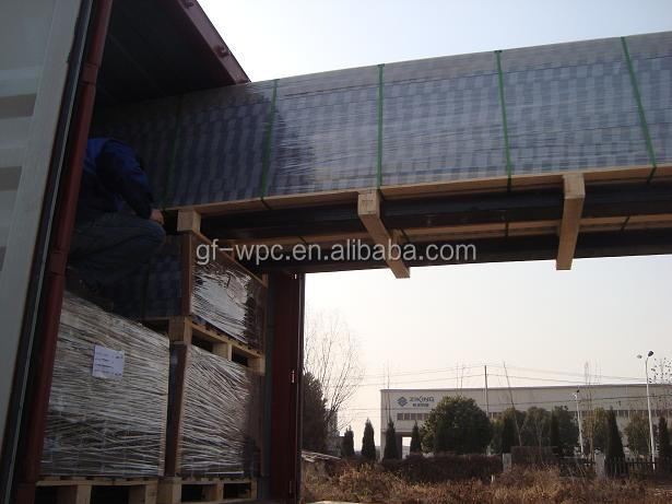 outdoor good price plastic wood joist wpc composite decking floor