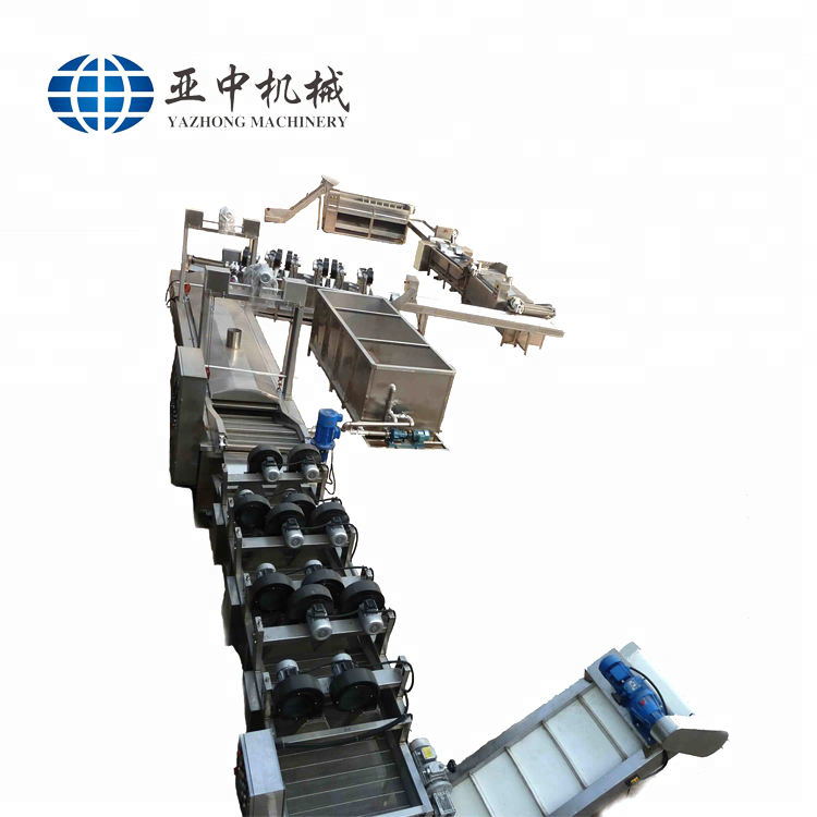 full automatic potato chips making machine production line manufacturer plant factory fries machine price