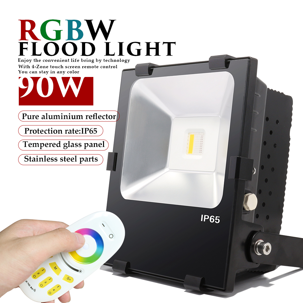 Светодиодный прожектор Chicoyo 2,4g COB 90W RGB светодиодный пищевой светильник 100W RGBW светодиодный настенный светильник
