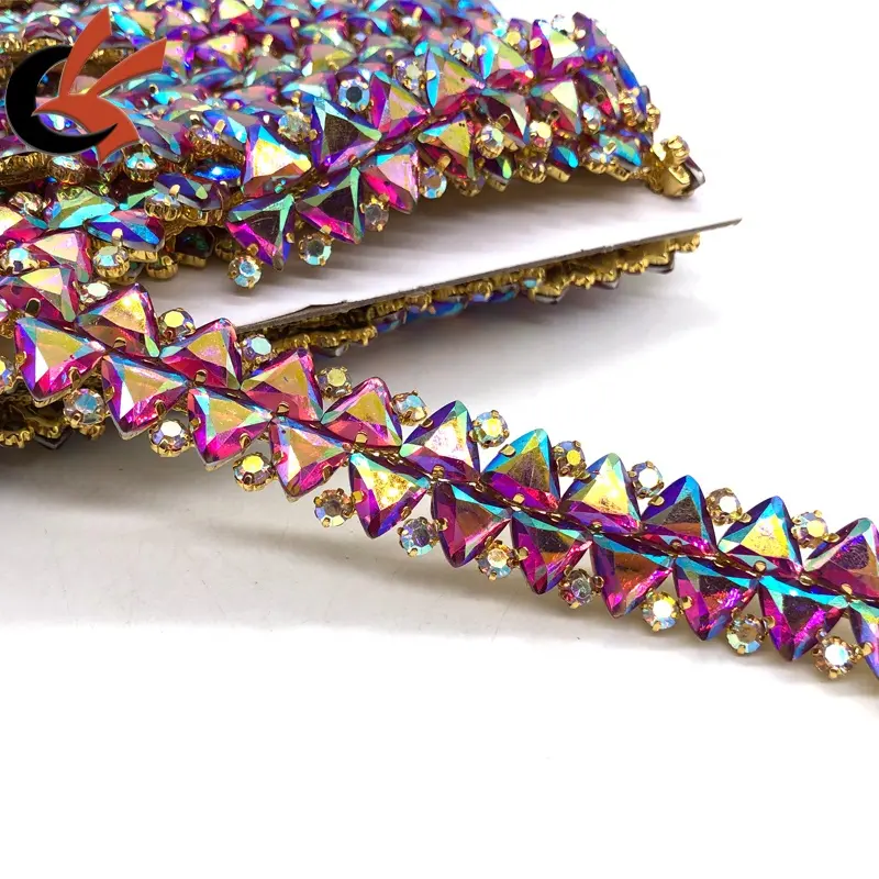 Красочные Необычные Цветные кристаллы AB для украшения одежды