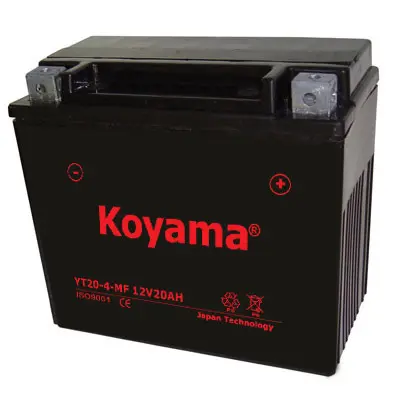 Factory wholesale YT20-4-12V 20ah deep cycle motor battery with excellent price