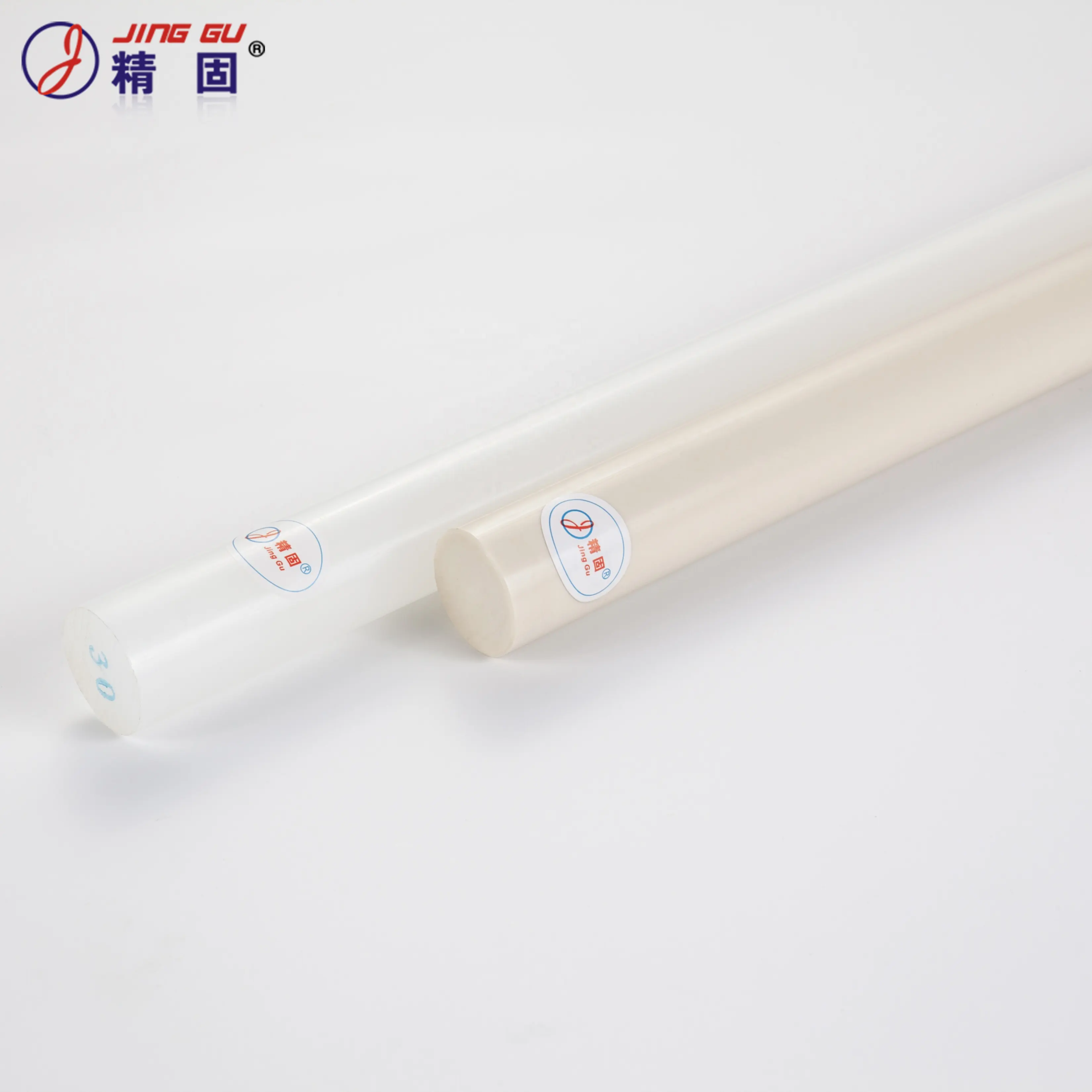 Plastic Rods High Grade Transparent White Polypropylene PP Round Bar