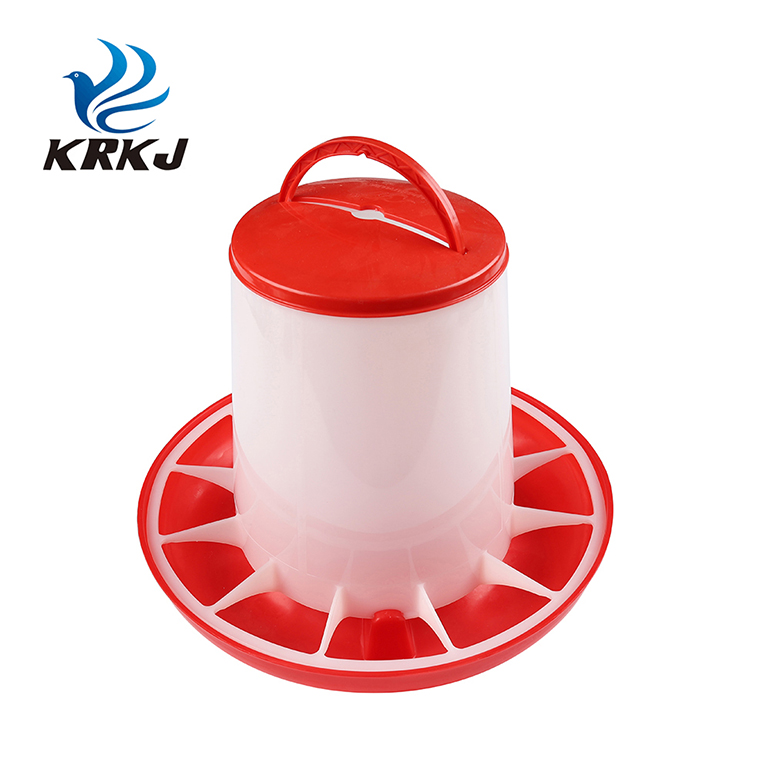 ZJKR husbandry 1kg 2KG 3kg , 6kg , 8kg , plastic animal poultry farming chicken drinkers and feeders with UV additive