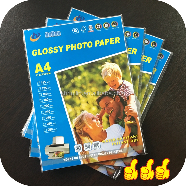 Оптовая продажа по заводской цене, фотобумага/фотобумага для струйной печати/глянцевая фотобумага 115 г 135 г 160 г 180 г 200 г 210 г 230 г 260 г 300 г