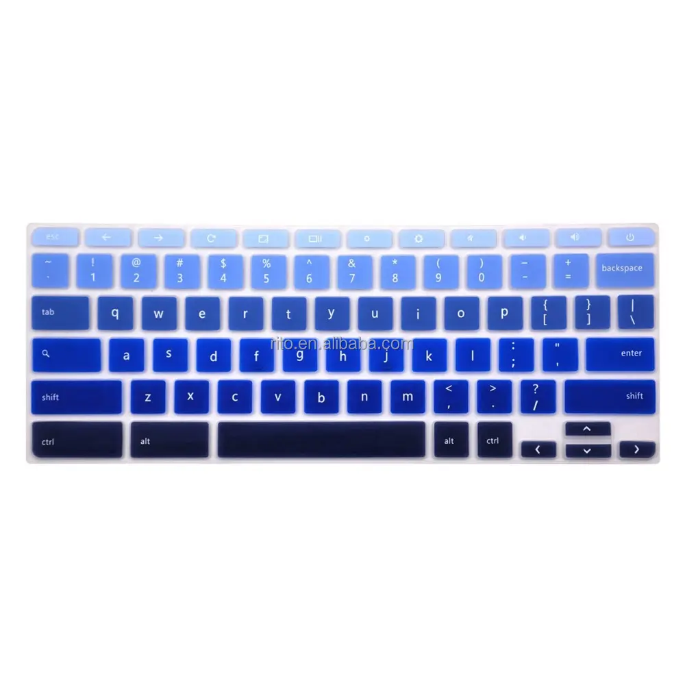 For Acer Chromebook Keyboard Cover, Ombre Blue Keyboard Skin For Acer CB3-131