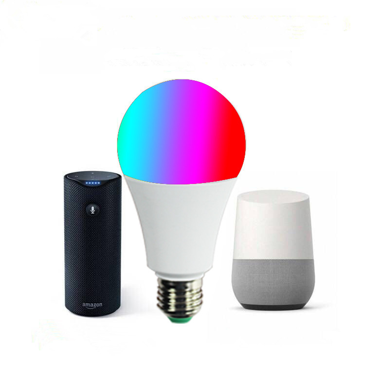 2018 7 Вт 9 Вт 14 Вт E27 Google Alexa контролируемых LED смарт wifi выключатель света лампы