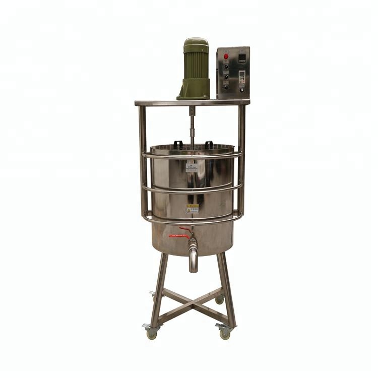 Stainless steel 304 316L liquid heating mixed shampoo cosmetic paste mixer