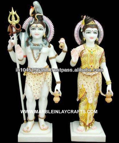 Мрамор Shiva Parvati Idols