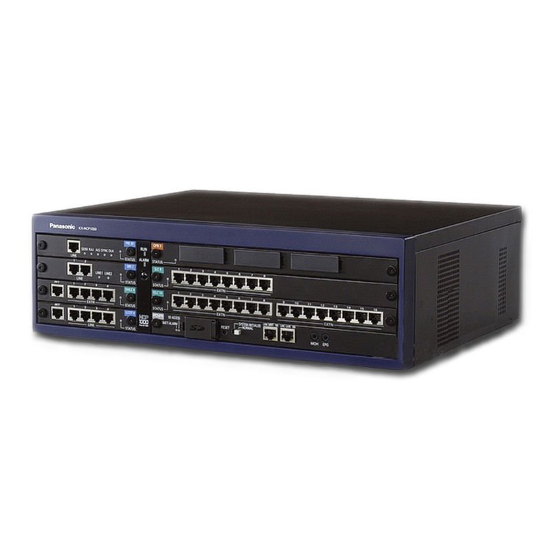 IP PBX система с 108 расширениями и 96 плавками Panasonic KX-NCP1000NE