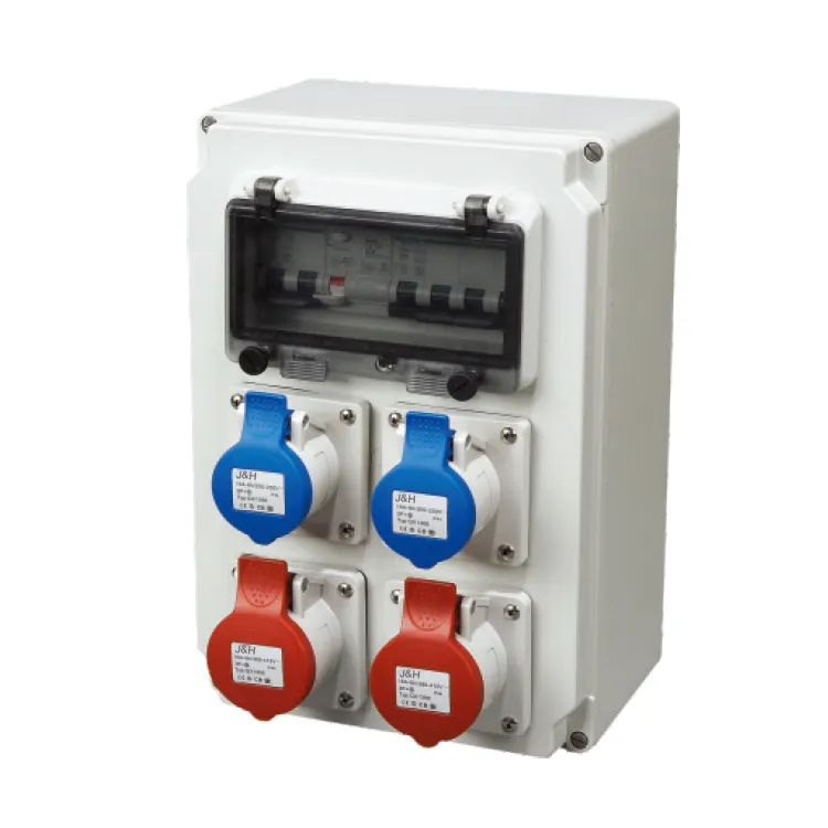 IEC CE panel mounting power distribution box, IP44 IP67 waterproof distribution board